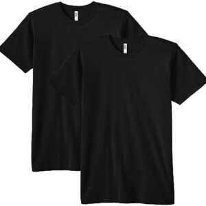 American Apparel Fine Jersey T-Shirt, Style G2001, 2-Pack