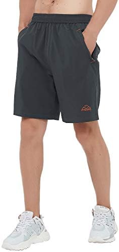 TBMPOY Men's 7'' Running Hiking Shorts Quick Dry Athletic Gym Outdoor Sports Short Zipper Pockets - Image 6