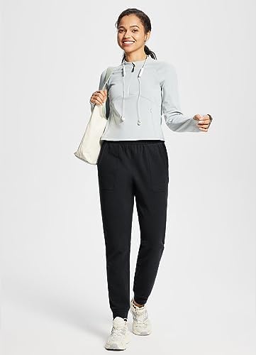 BALEAF Women's Fleece Pants Winter Thermal Sweatpants Warm Polar Fleece Joggers Sweat Pants for Outdoor Hiking Running - Image 5