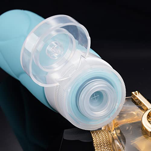 SUDDHO Travel Bottles for Toiletries, 3oz Travel Size Containers, Tsa Approved,BPA Free Leak Proof Squeezable Silicone Travel Size Bottles for Shampoo Conditioner Lotion(4Pack) - Image 4