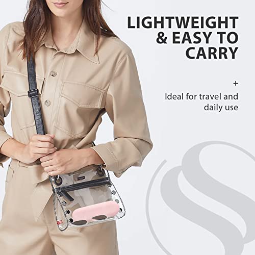 Travel Makeup Brush Holder, Silicone Makeup Brush Organizer with Upgrade Anti-Fall Out Zipper Closure, Large Makeup Brush Travel Case for Daily, Work or Gift-Pink - Image 6