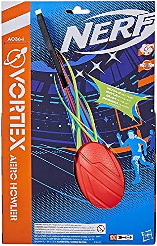 NERF Vortex Aero Howler Foam Ball, Classic Long-Distance Football, Flight-Optimizing Tail, Whistling Sound, Indoor & Outdoor Fun, Christmas Stocking Stuffers for Kids - Image 4