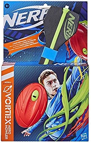 NERF Vortex Aero Howler Foam Ball, Classic Long-Distance Football, Flight-Optimizing Tail, Whistling Sound, Indoor & Outdoor Fun, Christmas Stocking Stuffers for Kids - Image 3
