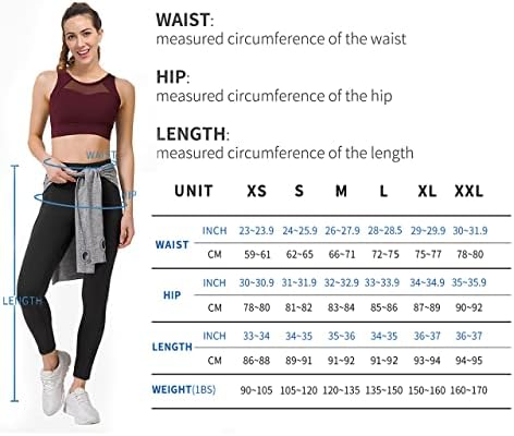 PHISOCKAT 2 Pack High Waist Yoga Pants with Pockets, Tummy Control Leggings, Workout 4 Way Stretch Yoga Leggings - Image 6