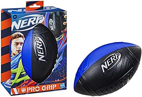 NERF Pro Grip Football, Blue, Classic Foam Ball, Easy to Catch & Throw, Sports Toys, or Stocking Stuffers for Kids - Image 2
